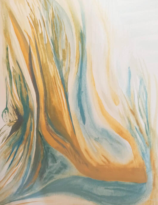 Being (watercolor art from Rebirth)