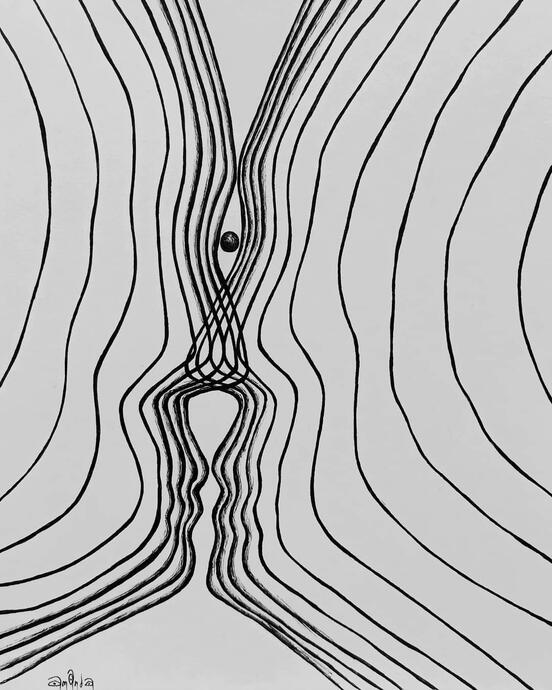 Singularity (ink art from Rebirth)