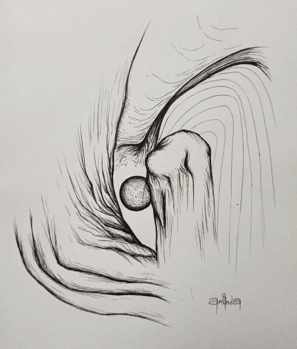 Whole (ink art from Rebirth)